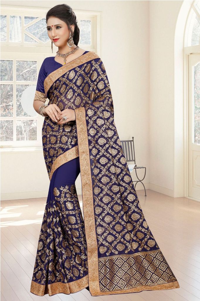 For A Bold And Beautiful Look, Grab This Designer Heavy Saree