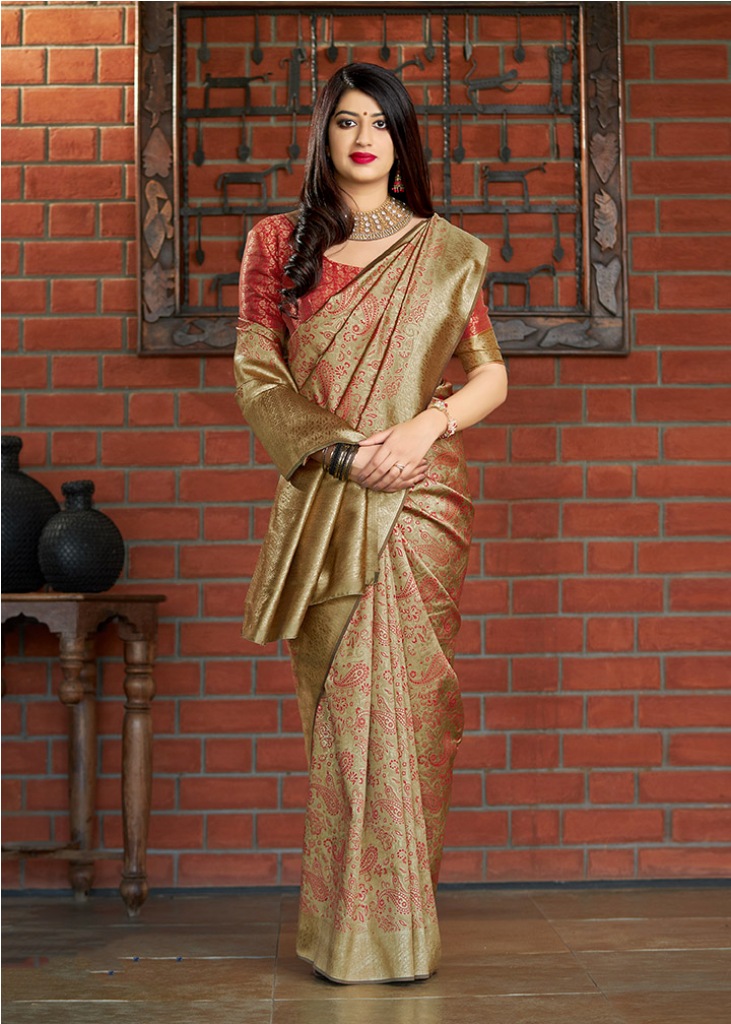 Adorn The Angelic Look Wearing This Designer Silk Based Saree