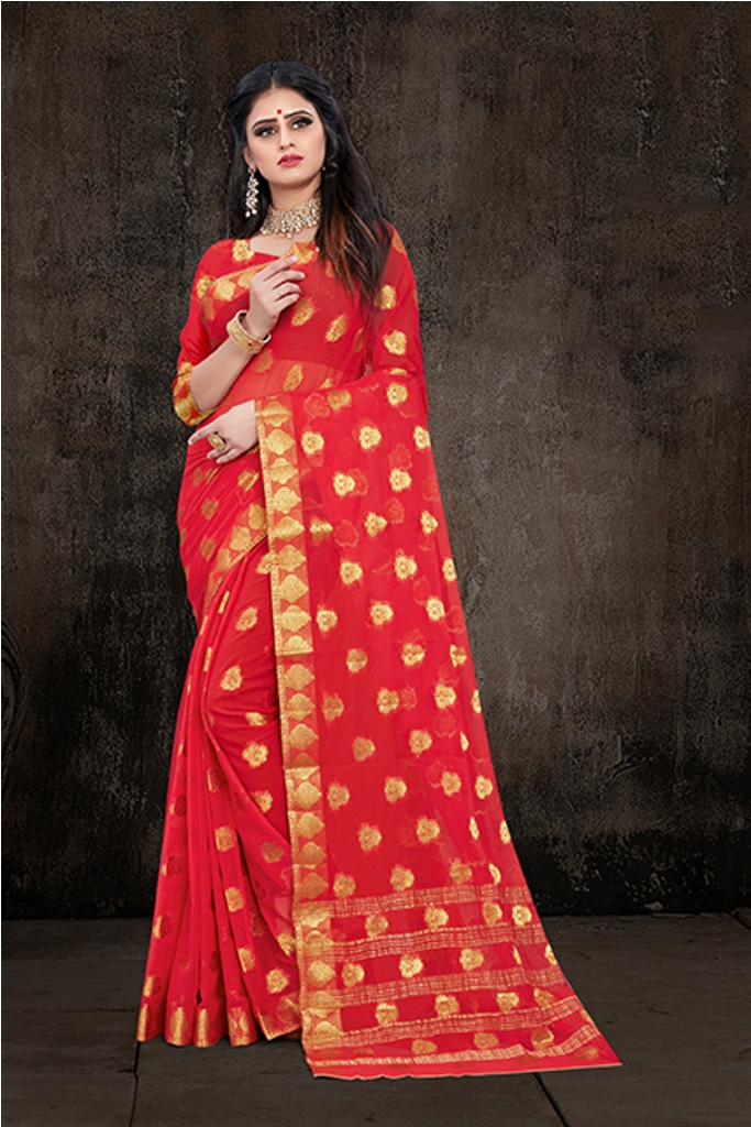 Festive Season Wearing This Designer Weaving Saree