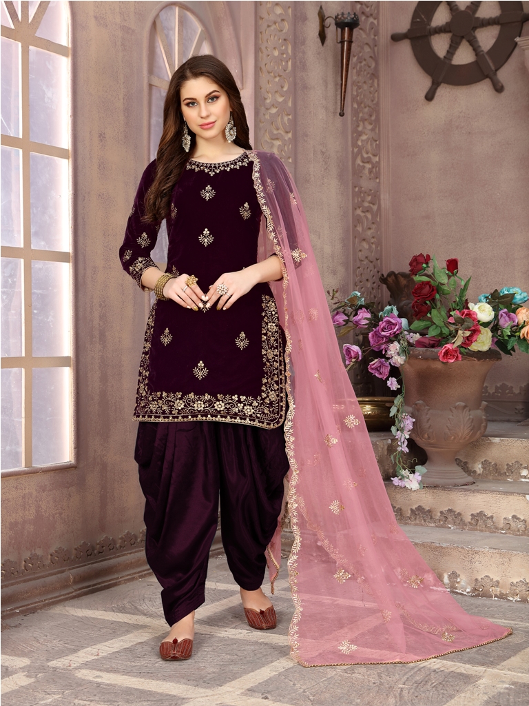 Get Ready For The Upcoming Festive And Wedding Season With This Designer Patiala Suit