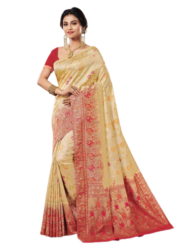 Get Ready For The Upcoming Festive And Wedding Season Wearing This kanjivaram silk Saree